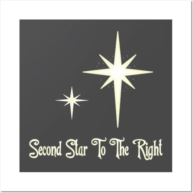 Second Star to the Right Wall Art by magicmirror